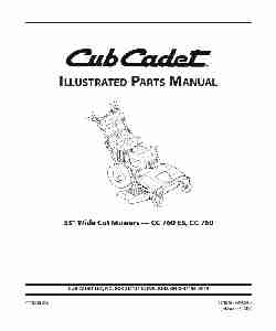 Cub Cadet Lawn Mower cc 70 ES-page_pdf